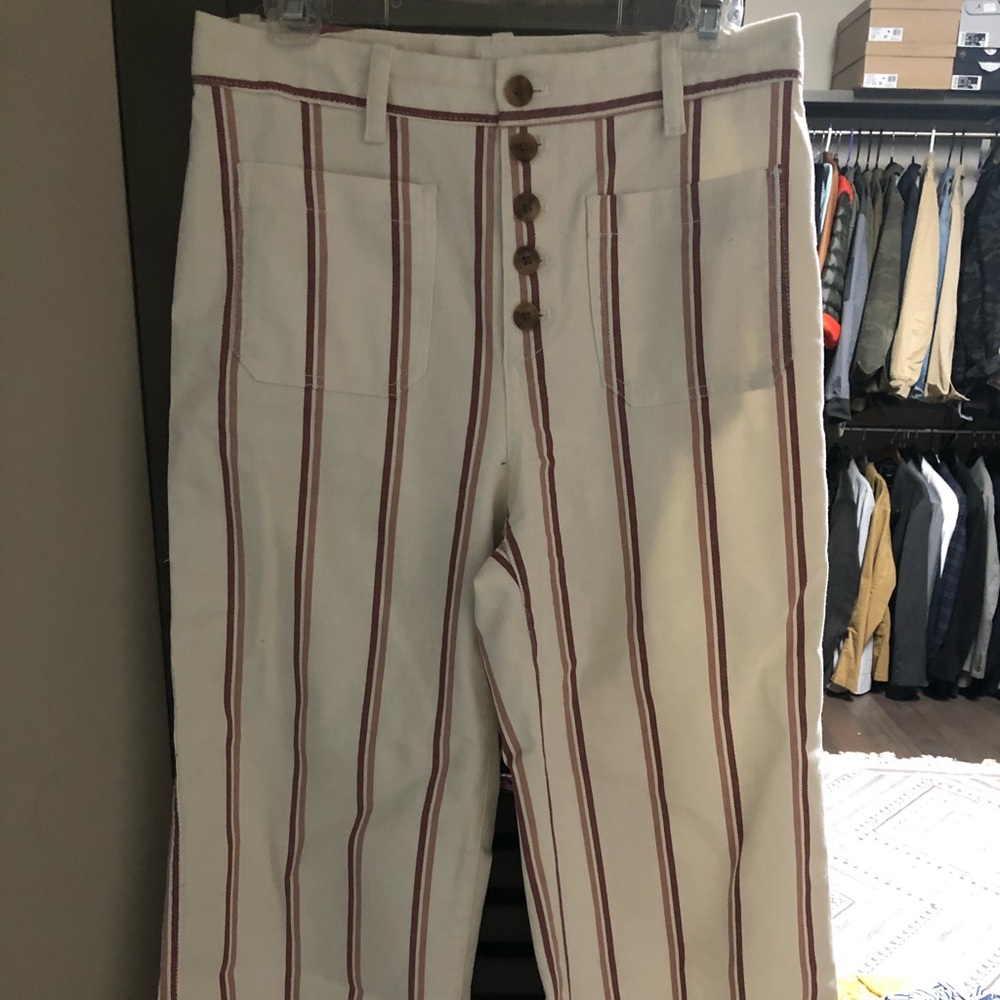 Cropped wide leg